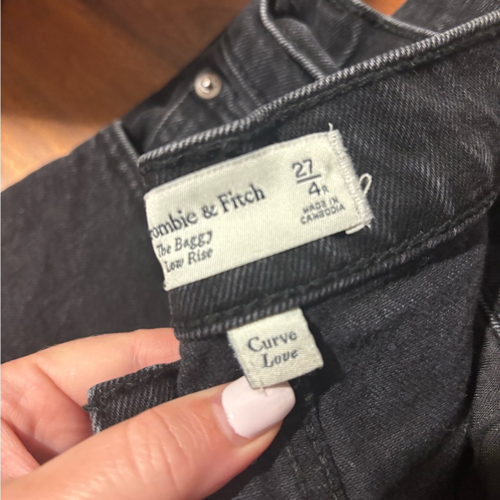 Abercrombie & Fitch Women's Dark Gray Jeans